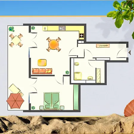 Terrasse Am Haff Апартаменты